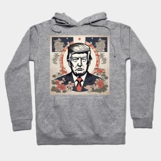 Donald Trump in Asian Style Hoodie